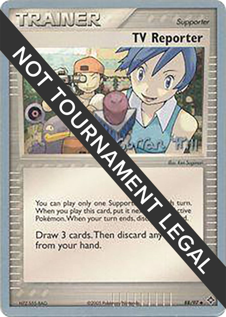 Image for TV Reporter - 2005 (Curran Hill) (88/97) [World Championship Decks] - Pokemon