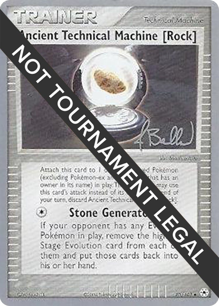 Image for Ancient Technical Machine [Rock] - 2006 (Jimmy Ballard) (85/101) [World Championship Decks] - Pokemon