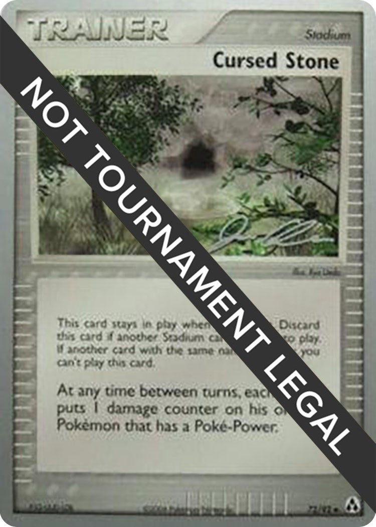 Image for Cursed Stone - 2006 (Jason Klaczynski) (72/92) [World Championship Decks] - Pokemon