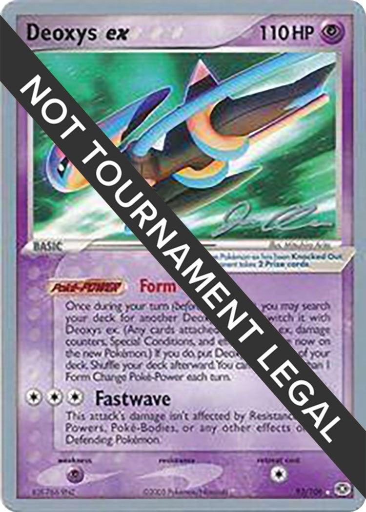 Image for Deoxys ex - 2006 (Jason Klaczynski) (93/106) [World Championship Decks] - Pokemon
