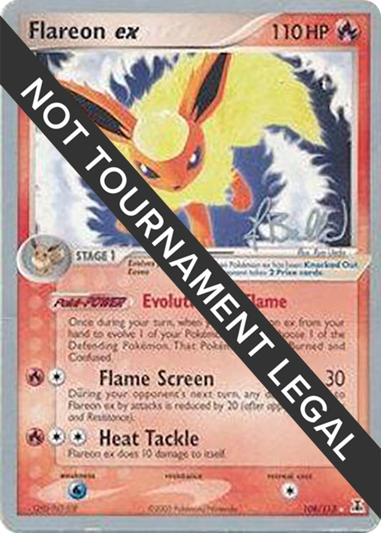 Image for Flareon ex - 2006 (Jimmy Ballard) (108/113) [World Championship Decks] - Pokemon