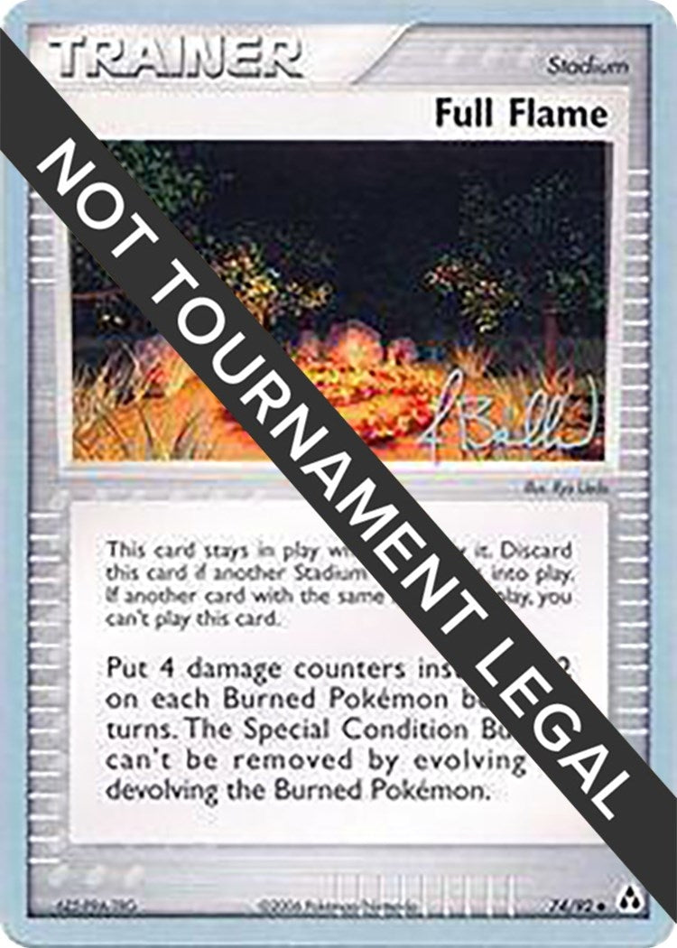 Image for Full Flame - 2006 (Jimmy Ballard) (74/92) [World Championship Decks] - Pokemon