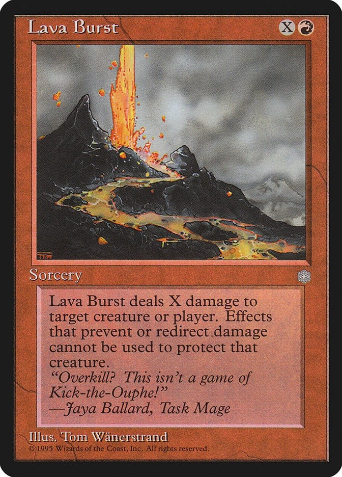 Image for Lava Burst [Ice Age] - Magic: The Gathering