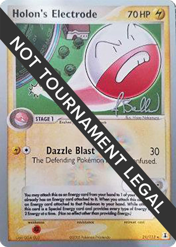 Image for Holon's Electrode - 2006 (Jimmy Ballard) (21/113) [World Championship Decks] - Pokemon