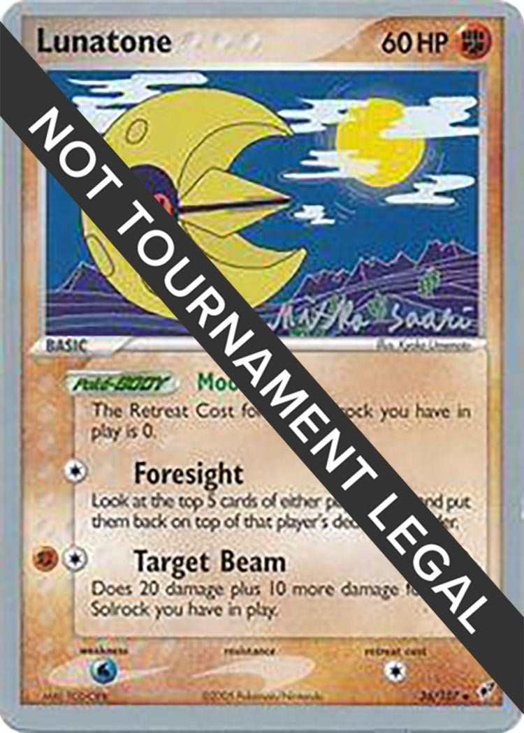 Image for Lunatone (36) - 2006 (Miska Saari) (36/107) [World Championship Decks] - Pokemon