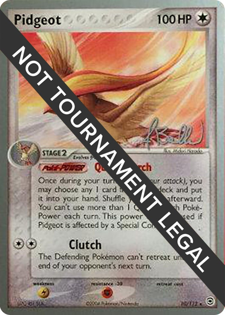 Image for Pidgeot - 2006 (Jimmy Ballard) (10/112) [World Championship Decks] - Pokemon