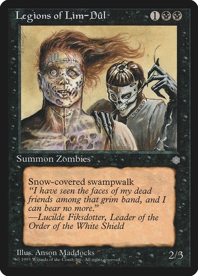 Image for Legions of Lim-Dul [Ice Age] - Magic: The Gathering