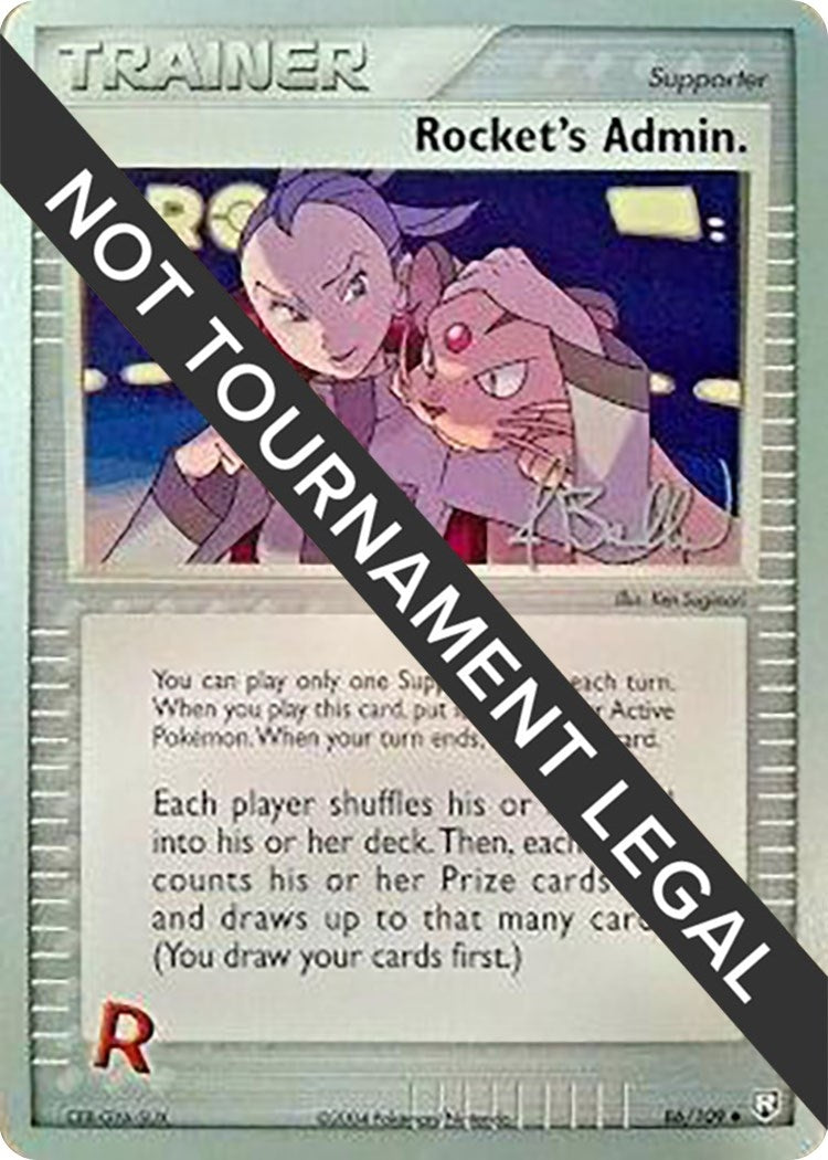 Image for Rocket's Admin. - 2006 (Jimmy Ballard) (86/109) [World Championship Decks] - Pokemon