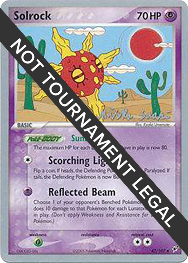 Image for Solrock (47) - 2006 (Miska Saari) (47/107) [World Championship Decks] - Pokemon