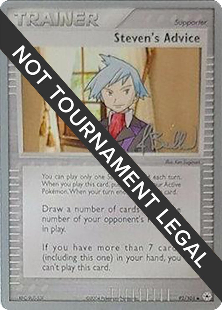 Image for Steven's Advice - 2006 (Jimmy Ballard) (92/101) [World Championship Decks] - Pokemon