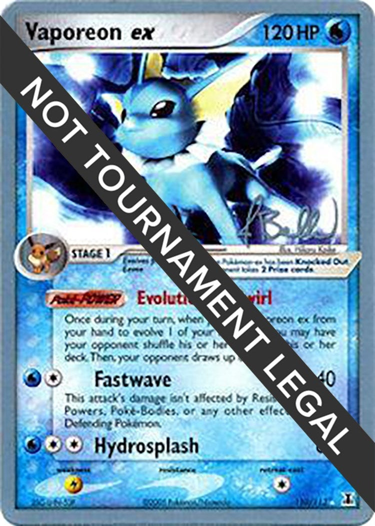 Image for Vaporeon ex - 2006 (Jimmy Ballard) (110/113) [World Championship Decks] - Pokemon