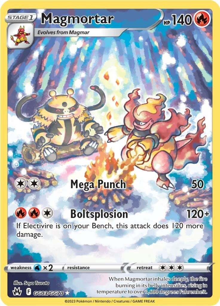 Image for Magmortar (GG03/GG70) [Crown Zenith: Galarian Gallery] - Pokemon