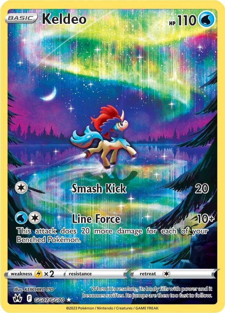 Image for Keldeo (GG07/GG70) [Crown Zenith: Galarian Gallery] - Pokemon