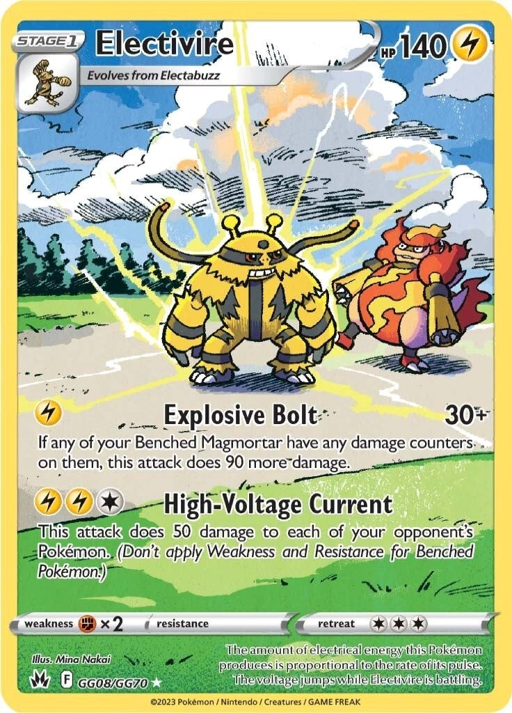 Image for Electivire (GG08/GG70) [Crown Zenith: Galarian Gallery] - Pokemon