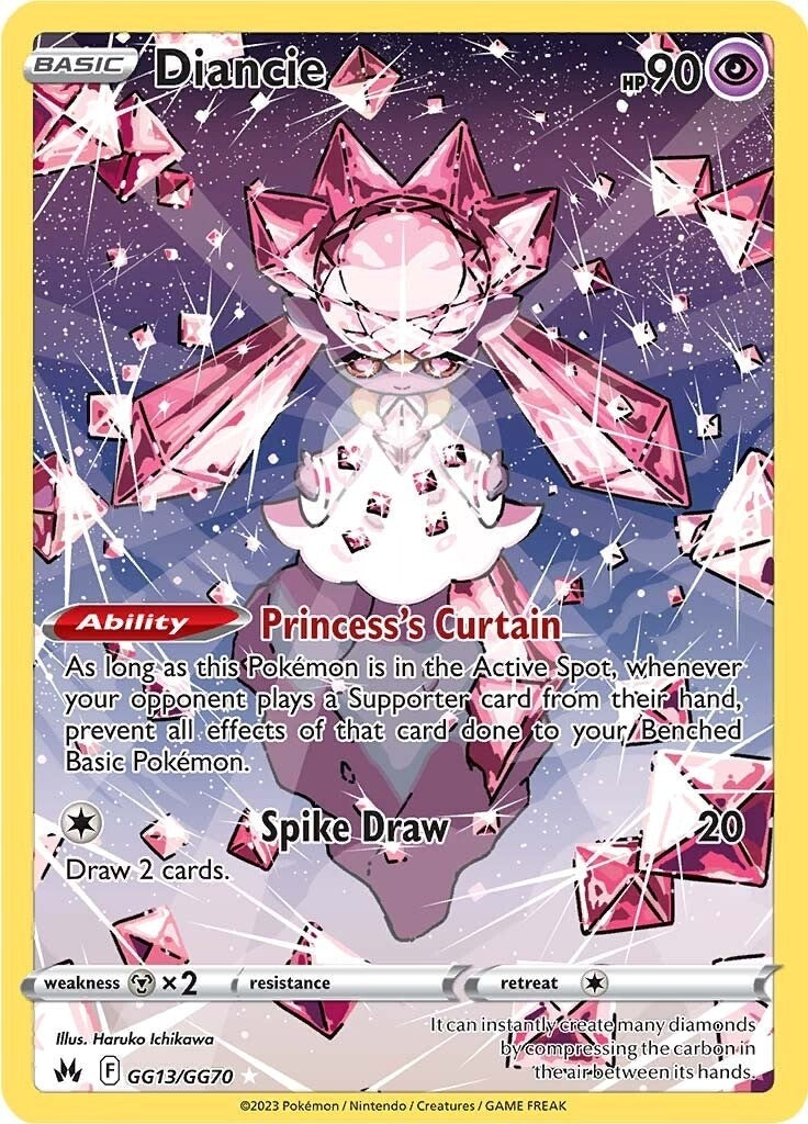 Image for Diancie (GG13/GG70) [Crown Zenith: Galarian Gallery] - Pokemon