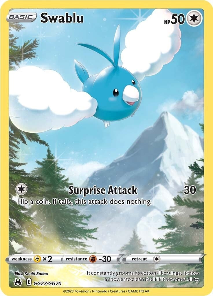 Image for Swablu (GG27/GG70) [Crown Zenith: Galarian Gallery] - Pokemon