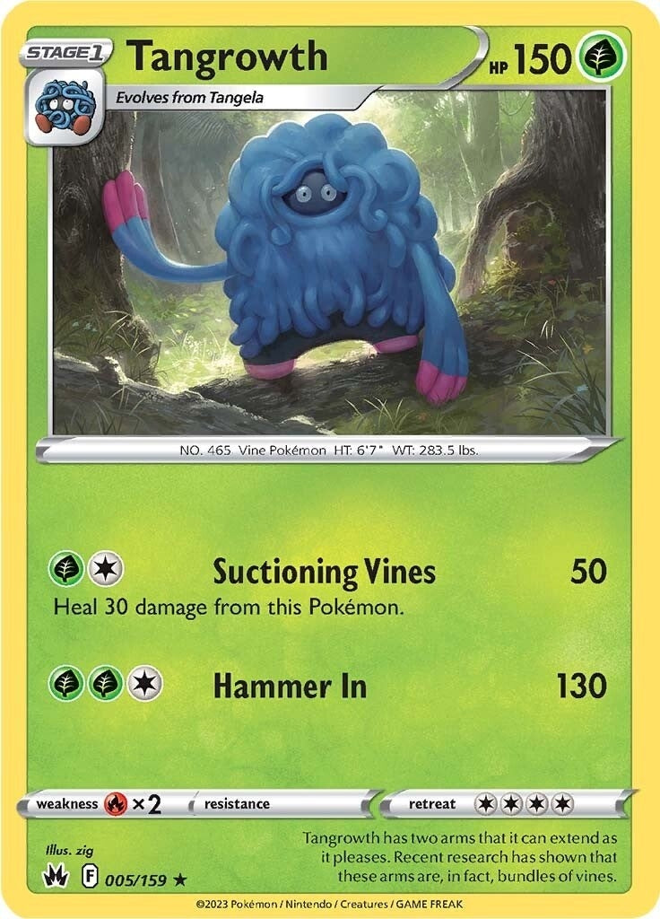 Image for Tangrowth (005/159) [Crown Zenith] - Pokemon