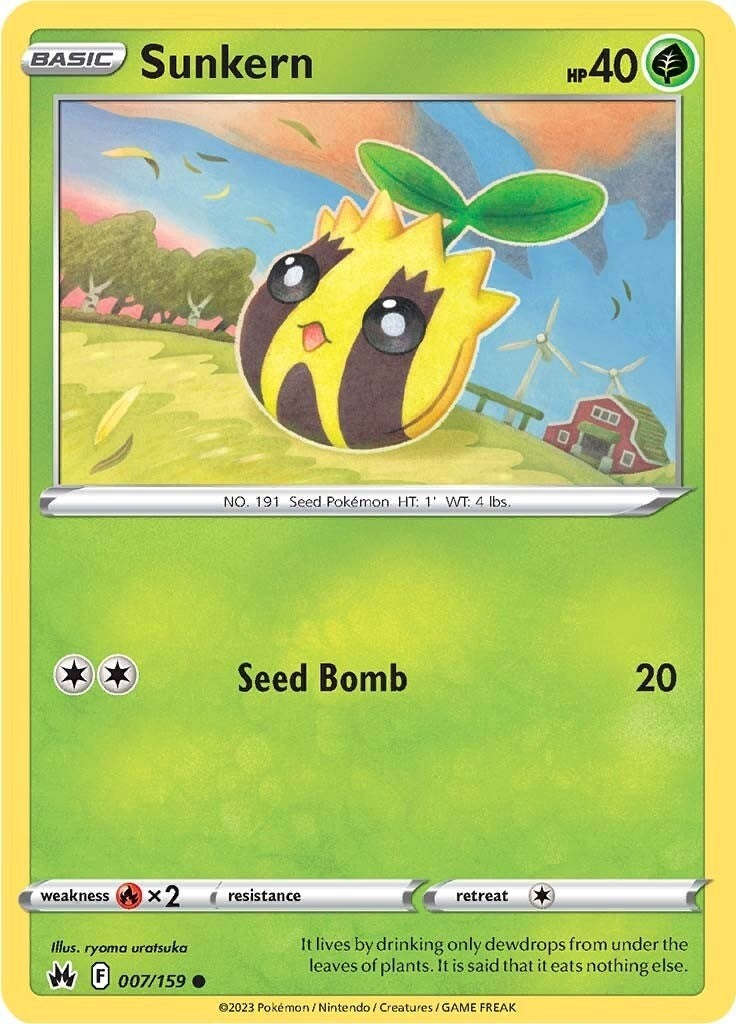 Image for Sunkern (007/159) [Crown Zenith] - Pokemon