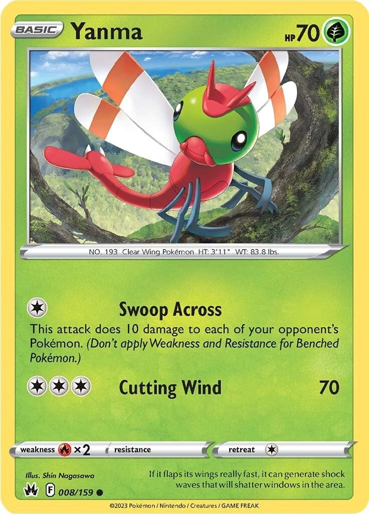 Image for Yanma (008/159) [Crown Zenith] - Pokemon