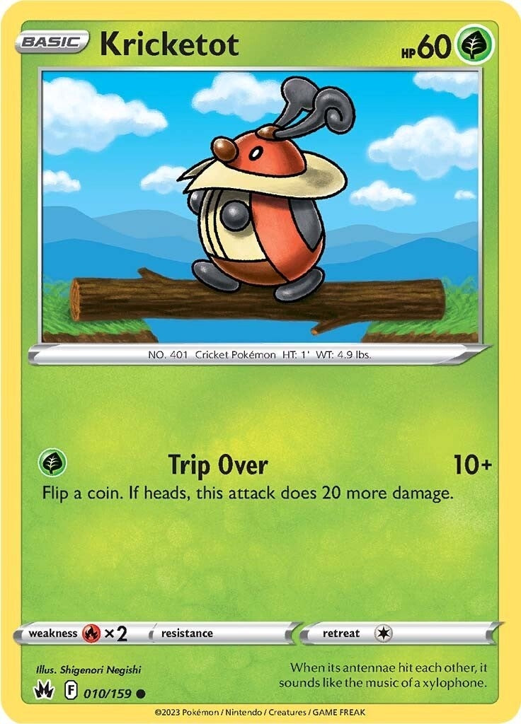 Image for Kricketot (010/159) [Crown Zenith] - Pokemon