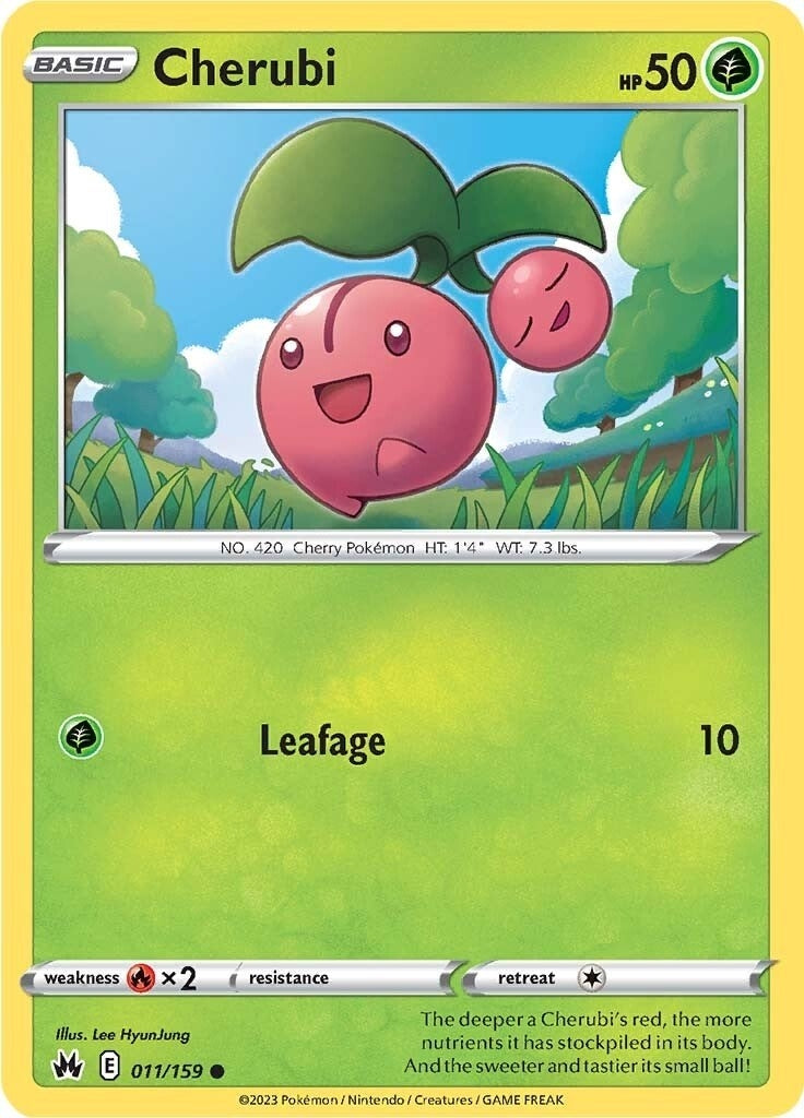 Image for Cherubi (011/159) [Crown Zenith] - Pokemon