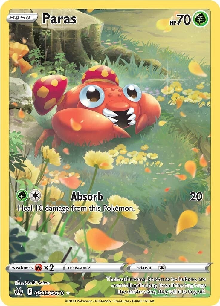 Image for Paras (GG32/GG70) [Crown Zenith: Galarian Gallery] - Pokemon