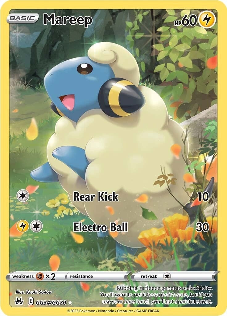 Image for Mareep (GG34/GG70) [Crown Zenith: Galarian Gallery] - Pokemon