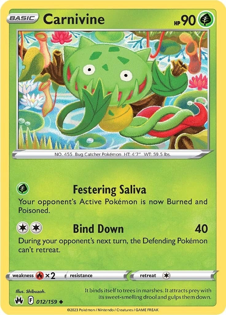 Image for Carnivine (012/159) [Crown Zenith] - Pokemon