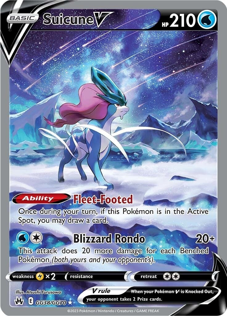 Image for Suicune V (GG38/GG70) [Crown Zenith: Galarian Gallery] - Pokemon