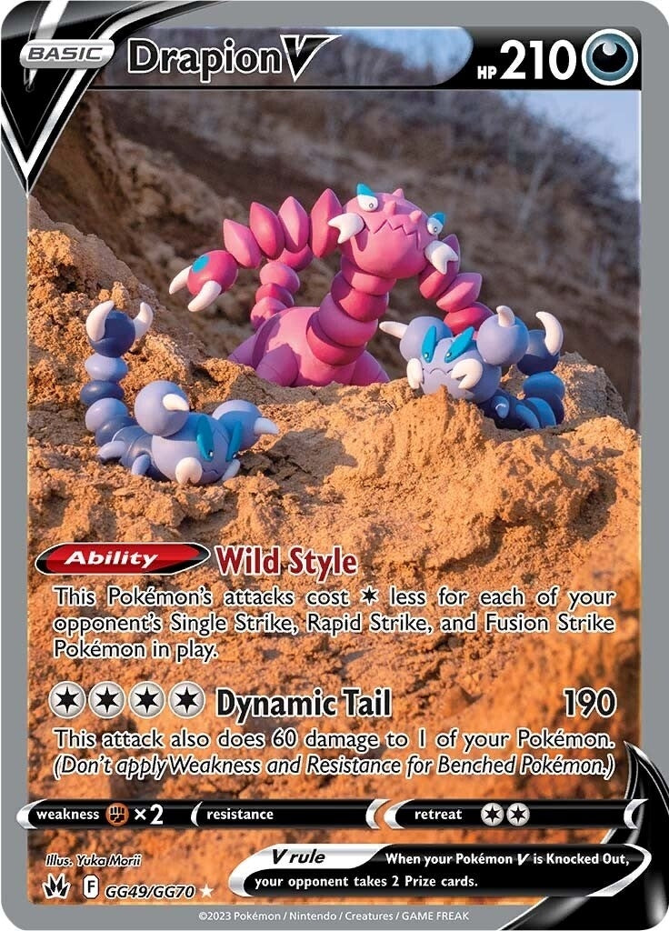 Image for Drapion V (GG49/GG70) [Crown Zenith: Galarian Gallery] - Pokemon