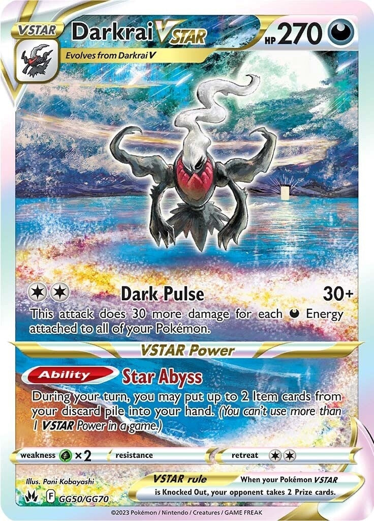 Image for Darkrai VSTAR (GG50/GG70) [Crown Zenith: Galarian Gallery] - Pokemon
