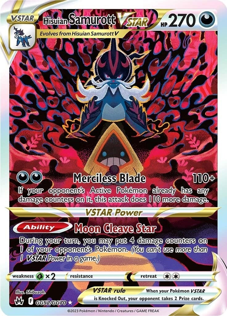 Image for Hisuian Samurott VSTAR (GG52/GG70) [Crown Zenith: Galarian Gallery] - Pokemon