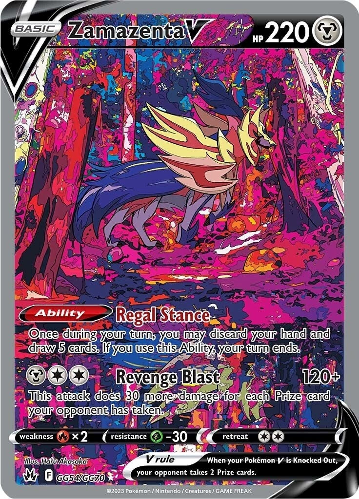 Image for Zamazenta V (GG54/GG70) [Crown Zenith: Galarian Gallery] - Pokemon