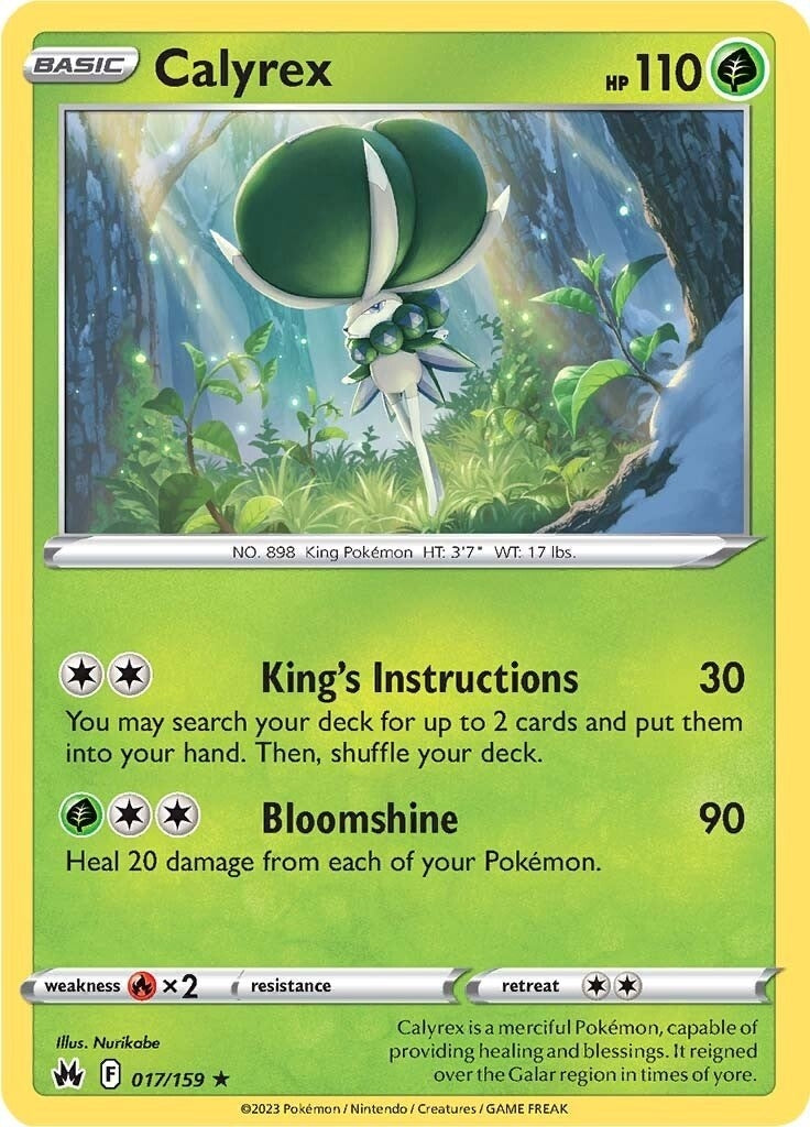 Image for Calyrex (017/159) [Crown Zenith] - Pokemon