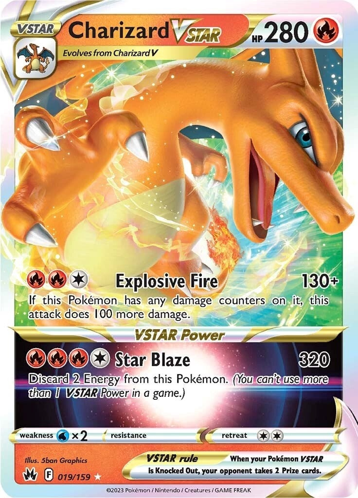 Image for Charizard VSTAR (019/159) [Crown Zenith] - Pokemon