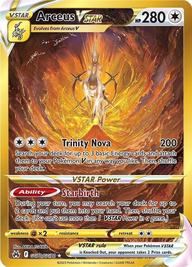 Image for Arceus VSTAR (Secret) (GG70/GG70) [Crown Zenith: Galarian Gallery] - Pokemon