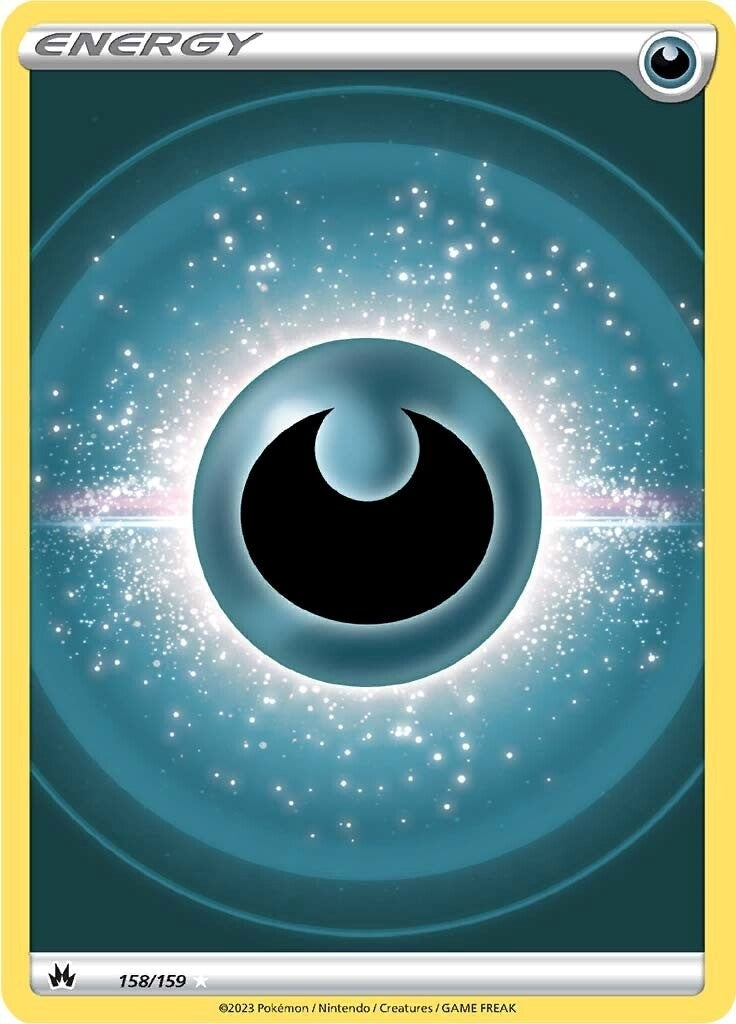 Image for Darkness Energy (Texture Full Art) (158/159) [Crown Zenith] - Pokemon