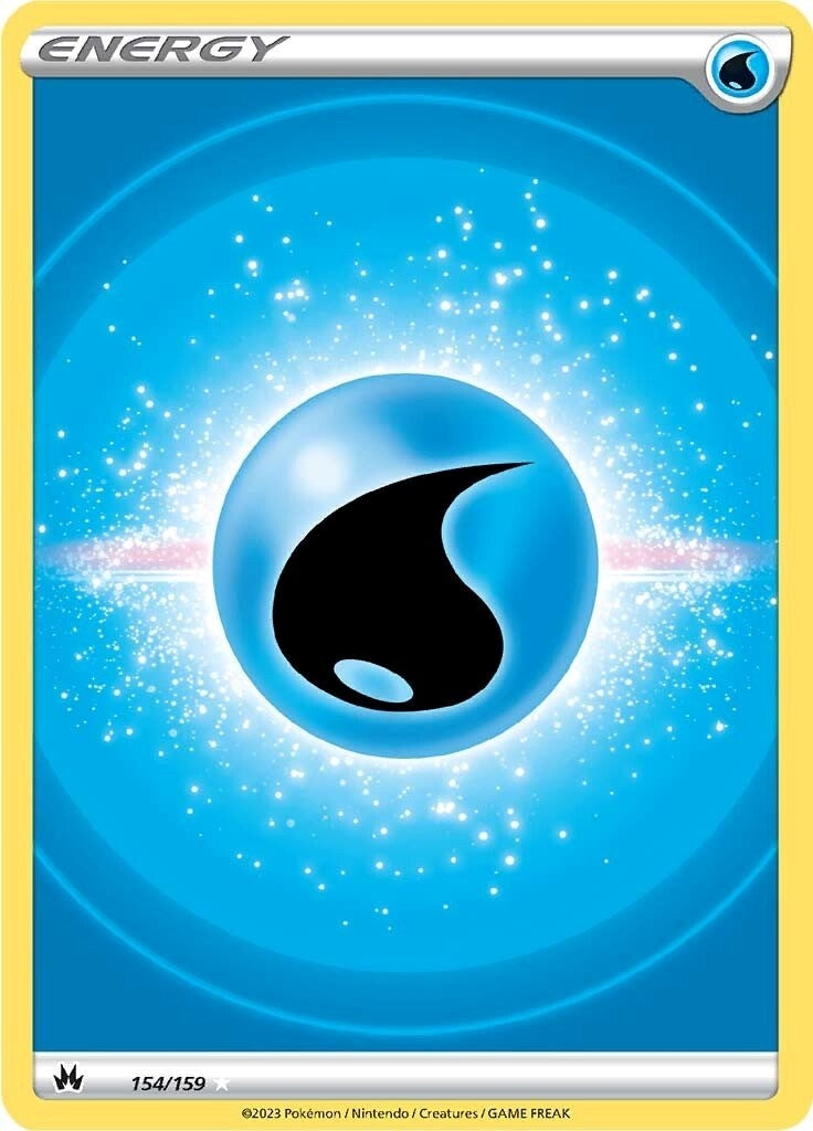 Image for Water Energy (Texture Full Art) (154/159) [Crown Zenith] - Pokemon