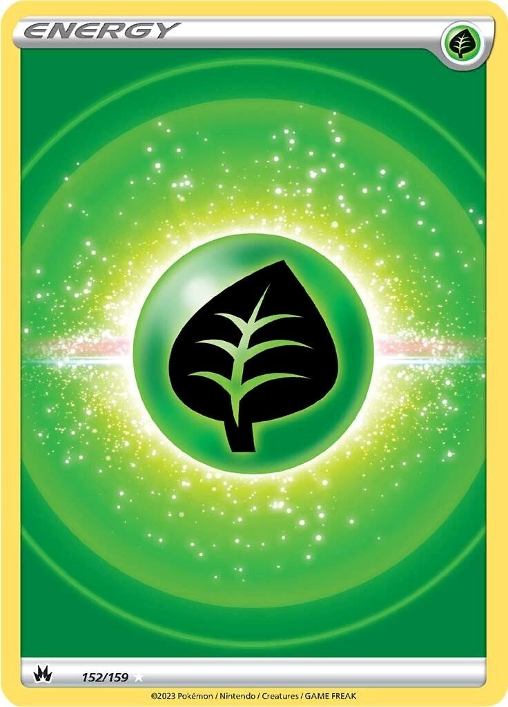 Image for Grass Energy (Texture Full Art) (152/159) [Crown Zenith] - Pokemon