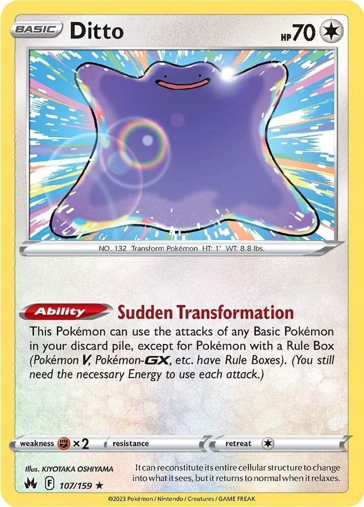 Image for Ditto (107/159) [Crown Zenith] - Pokemon