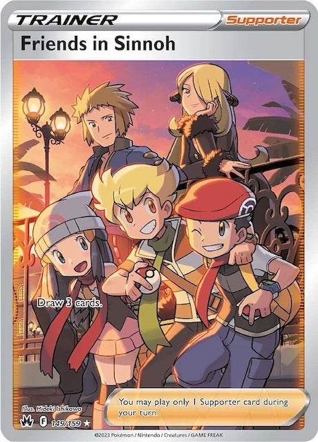 Image for Friends in Sinnoh (Full Art) (149/159) [Crown Zenith] - Pokemon
