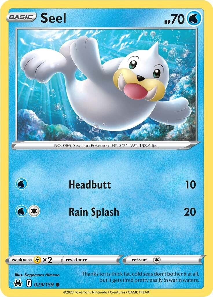 Image for Seel (029/159) [Crown Zenith] - Pokemon