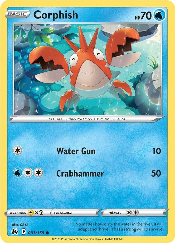 Image for Corphish (033/159) [Crown Zenith] - Pokemon