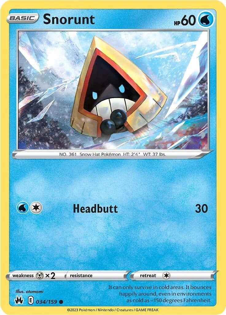 Image for Snorunt (034/159) [Crown Zenith] - Pokemon