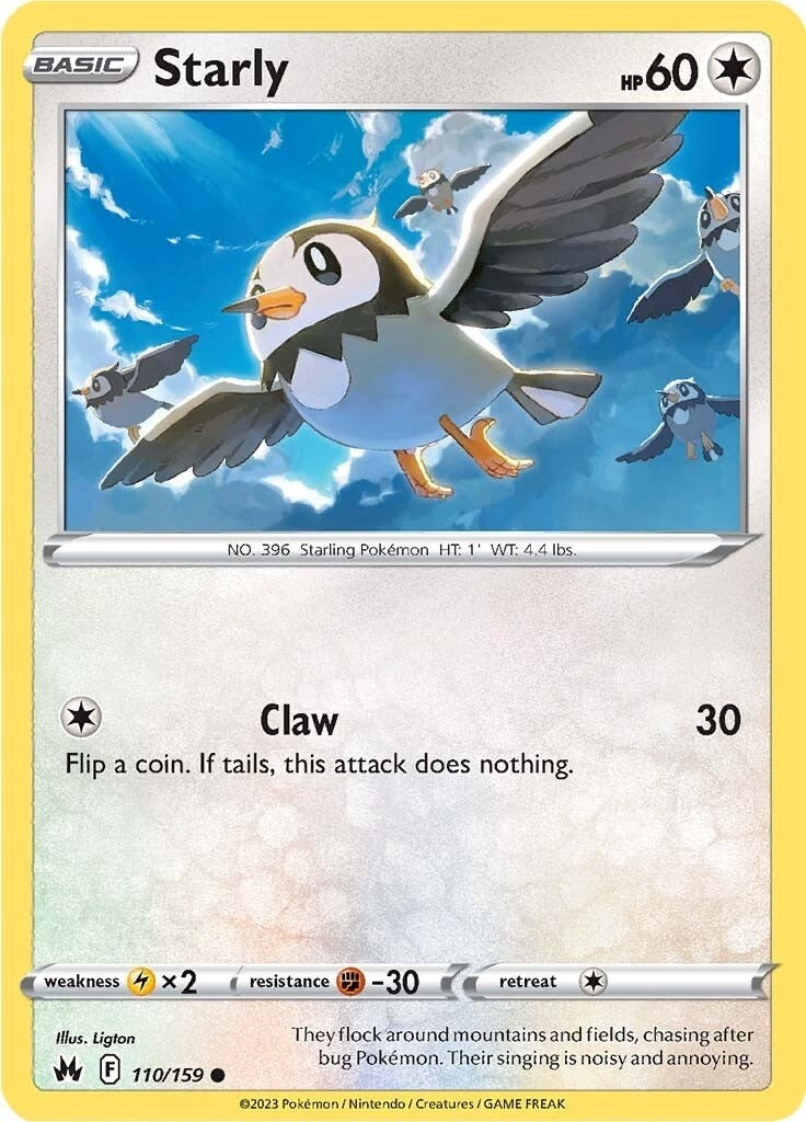 Image for Starly (110/159) [Crown Zenith] - Pokemon