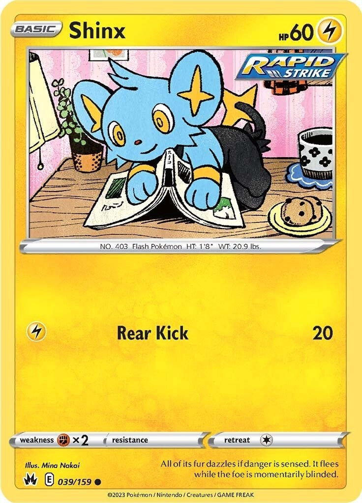 Image for Shinx (39) (039/159) [Crown Zenith] - Pokemon