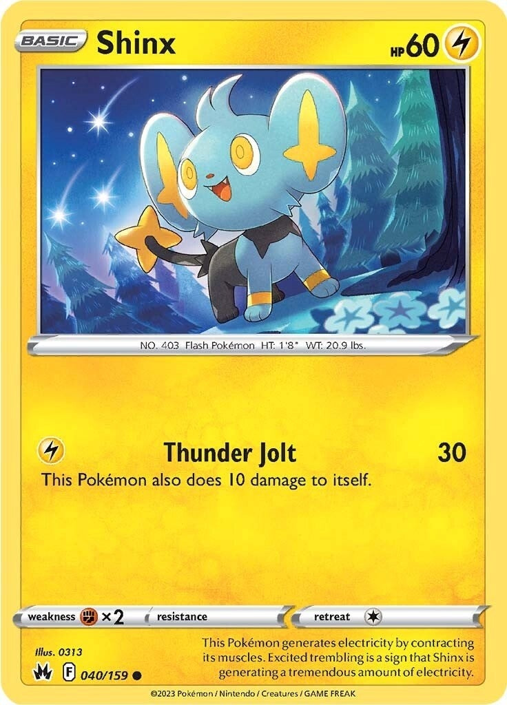 Image for Shinx (40) (040/159) [Crown Zenith] - Pokemon
