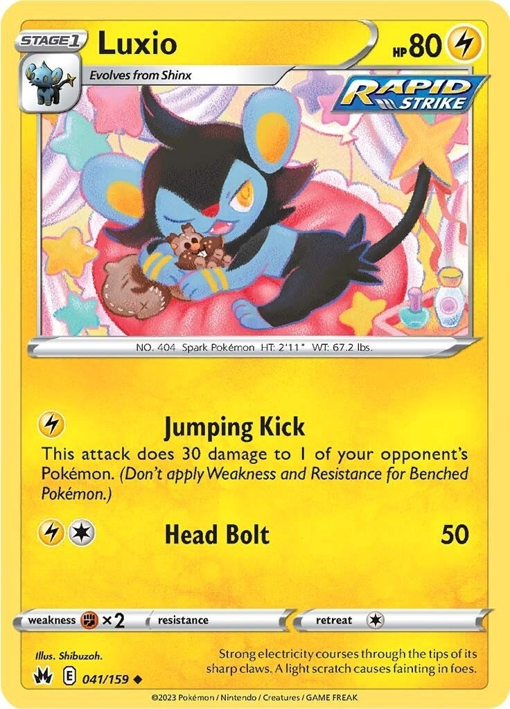 Image for Luxio (41) (041/159) [Crown Zenith] - Pokemon