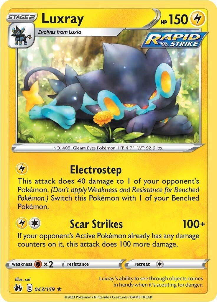 Image for Luxray (43) (043/159) [Crown Zenith] - Pokemon