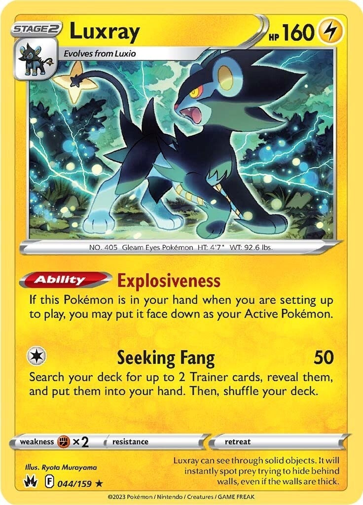 Image for Luxray (44) (044/159) [Crown Zenith] - Pokemon